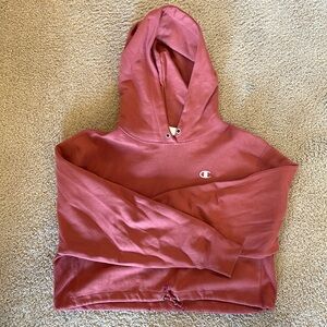 Cropped champion hoodie